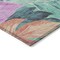 Homeroots 3' X 5' Teal Blue And Aqua Floral Washable Indoor Outdoor Area Rug 611132 - alternate 3