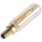 Satco 5.5 Watt T6 LED 2000K CCT Candelabra Base Clear Glass Amber Straight Filament Dimmable 120 Volt S14217 - alternate 2