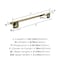 Amerock Stature Golden Champagne Transitional 18 in 457 mm Towel Bar BH36093BBZ - alternate 3