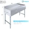 Amgood 48 in. x 18 in. Stainless Steel Underbar Drainboard AMG UD-1848-Z - alternate 2