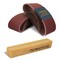 Powertec Sanding Belt Assortment, 3in W, 18in L, 3EA of 60/80/120/150/240/400 Grit & Abrasive Cleaning Stick 110809N - alternate 1
