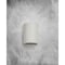 Luxury Lighting Gilly 8.5 in Ceramic Half Cylinder Outdoor Wall Light, Paintable White Bisque Finish 100-00-W-u/d-7 - alternate 2