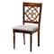 Baxton Studio Valerie Modern Grey and Walnut Brown Wood 5-Piece Dining Set 254-9876-10897-ZORO - alternate 5
