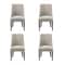 Manhattan Comfort Beever Dining Chair in Taupe, 4PK 2-DC103-TP - alternate 3