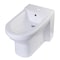 Eago EAGO JA1010 White Ceramic Bathroom Bidet W/ Elongated Seat JA1010 - alternate 2