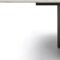 Homeroots 108" White and Black Marble and Stainless Steel Dining Table 718891 - alternate 2