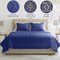 Lavish Home 2-Piece Twin Quilt Set Bedspread & Pillow Sham with Embossed Diamond Pattern Lightweight Quilt Set 66-001-TB - alternate 3