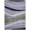 Homeroots 5' X 8' Artichoke Green Green And Black Abstract Washable Indoor Outdoor Area Rug 603666 - alternate 2
