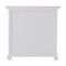 Homeroots Classic White Large Three Drawer Nightstand 397618 - alternate 2