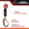 Malta Dynamics Pygmy Hog Self-Retracting Lifeline, 6 ft. Length, 1 Leg(s), 310 lb Weight Capacity C7104-G2 - alternate 3