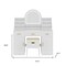 Homeroots 47" White Wood Lighted Mirrored Dresser 691723 - alternate 2