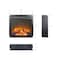 Edendirect 18 in. Ventless Electric Fireplace Insert, with log set & realistic flame, overheating protection ZR-W1769103307 - alternate 4
