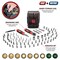 Performance Tool 7 pc. Universal Joint Set, U-Joints, Adapters, Chrome Vanadium, Socket Rack W30935 - alternate 4