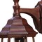 Homeroots Dark Brown Hanging Globe Lantern Wall Light 398563 - alternate 3