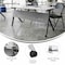 Flash Furniture Davis 60in. x 24in. HD Nesting Table w/Y-Legs, Modesty Panel, 1in. Thick White Tabletop, Gray Frame MT-M6024-Y-LEG-WHTGRY-GG - alternate 2