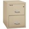 Fireking 15-1/4" W 2 Drawer Fire-Resistant Vertical File Cabinet, Parchment, Legal 2-2131-CPA - alternate 1