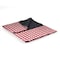 Picnic Time Family Of Brands Blanket Tote Outdoor Picnic Blanket, Red & White Gingham Pattern with Gray Flap 820-00-300-000-0 - alternate 3