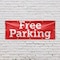 Signmission Free parking, 48 Inch x 120 Inch, Vinyl Banner B-120-30643 - alternate 2