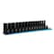 Capri Tools 3/8 in. Drive Shallow/Deep Impact Socket Set, 12-Pt, MM, 30-Pc w/ Blue Billet Aluminum Socket Rail CP53800-30MSDR - alternate 1