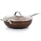 Gibson Home Copper Pan Cooking Excellence 3.5 Quart Aluminum Nonstick Saute Pan in Copper 108440.02 - alternate 3