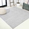 Jonathan Y Portmany Neutral Diamond Trellis Light Gray 5 ft Square Indoor/Outdoor Area Rug IBZ104C-5SQ - alternate 1