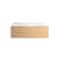 Kohler Maxstow 60 wall-hung bathroom vanity cabinet with sink and quartz top Light Oak 34657-WEK - alternate 2