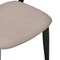 Leisuremod Aspen Collection Modern Dining Chair Black Frame in Light Grey, 4PK ACBL51LGR4 - alternate 5