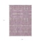 Homeroots 9' X 12' Lavender and Ivory Floral Washable Non Skid Indoor Outdoor Area Rug 564345 - alternate 2