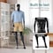 Serenelife 73 in Tall Full-Body Male Mannequin With Adjustable Head, Flexible Limbs And Detachable Design SLMAQMLBLK - alternate 2