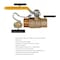 Everflow FIPx3/4" MHT Full Port Hose Ball Valve with Chain and Cap, Brass 3/4" THBV-034-NL - alternate 2
