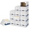 Bankers Box File/Cube File Storage Box Shell - Internal Dimensions: 13in Width x 16.50in Depth x 10.50in, 6PK 1626 - alternate 1