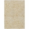 Homeroots 5' X 8' Gold And Beige Abstract Washable Indoor Outdoor Area Rug 598963 - alternate 3