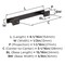 Amerock Triomphe 5-1/16 inch (128mm) Center-to-Center Oil-Rubbed Bronze Cabinet Pull, 25PK 25VMP37092ORB - alternate 2