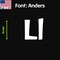 Aacc Self-Adhesive Vinyl Letter: l, Scale: 28 cm. Color: White Font: Anders by, 24PK AACC-Anders-ll-White-M28x24 - alternate 1