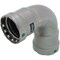 Viega MegaPress 90 elbow P1 1.5 P2 1.5 carbon steel zinc-nickel coating 25220 - alternate 1