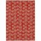 Homeroots 3' X 5' Red And Ivory Geometric Washable Indoor Outdoor Area Rug 583384 - alternate 4