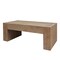 Homeroots 49" Natural Wood Chunky Rectangular Coffee Table 694837 - alternate 3