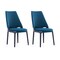 Manhattan Comfort Kara Dining Side Chair in Blue, PK2 DC057-BL - alternate 3