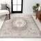 Jonathan Y Rosalia Cottage Medallion Beige/Ivory 4 ft. x 6 ft. Area Rug MDP401D-4 - alternate 1