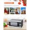 Commercial Chef 1.4 Cu.Ft. Countertop Microwave Oven, 1100 Watts, Small Compact Size, 10 Power Levels, Stainless Steel CHM14110S6C - alternate 3