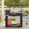 Koolmore 54 in. Argentine Charcoal Grill with Interchangeable V-Grates, Outdoor BBQ, Black KM-OG-AV-54 - alternate 3