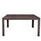 Leisuremod Mace Weave Design Outdoor Rectangular Dining Table, Brown MT55BR - alternate 3