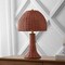 Jonathan Y Joanie 22" Bohemian Rustic Woven Rattan LED Table Lamp with Pull Chain, Dark Brown/Brass Gold JYL4011C - alternate 3