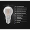 Feit Electric Feit Enhance A19 E26 (Medium) Filament LED Bulb Daylight 40 Watt Equivalence 4 pk A1940CL950/FIL4 - alternate 4