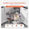 Vevor 3 Tier 6 Shelf Blind Corner Pull Out Organizer Chrome Kitchen Cabinet Basket YG-XGW-4-9-3 - alternate 2