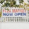 Signmission Flea Market Now Open, 36 Inch x 96 Inch, Vinyl Banner B-96-30635 - alternate 3
