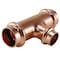 Apollo Tee, 3/4 x 3/4 x 1/2 in, Press Fit, Copper, 300 psi Pressure XPRT343412 - alternate 1