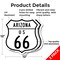 Signmission Arizona Route Marker Shield Sign Us 66, 12 inch X 12 inch, Aluminum Metal Sign, 2PK SHI-A-2PACK-12-360 - alternate 2