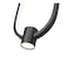 Z-Lite Saros Matte Black 1 Light Pendant 4101-7MB-LED - alternate 2