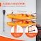 Vevor Kayak Storage Wall Mount Hanger Rack for 4 Canoe Paddle Kayak Hanging Hook Y08004 - alternate 3